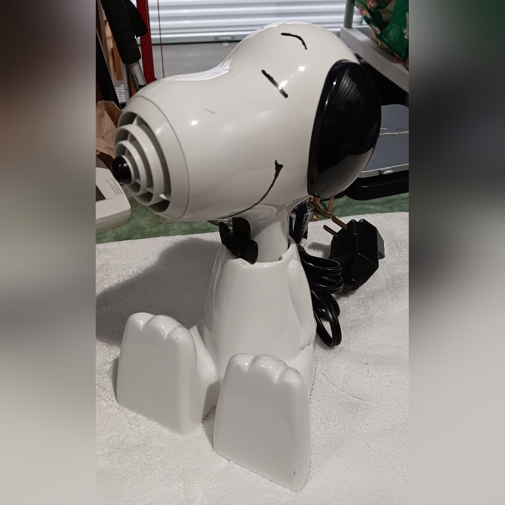 Salton Peanuts Snoopy Hairdryer Blow Dryer HD-5061 No Box/Directions - Works - Picture 2 of 7